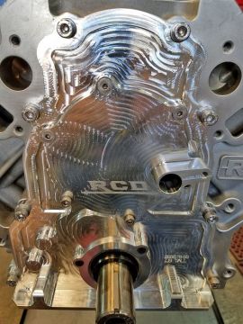 Gear Drive -RCD Engineering LS Chevy - Raised cam .388"  NON Crank support